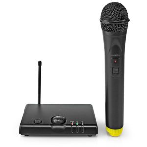 NEDIS MPWL500BK Wireless Microphone Set 1 Channel 1 Microphone Cardioid 40 Hz - NEDIS.( 3 άτοκες δόσεις.)