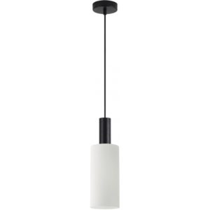 Home Lighting SE21-BL-4-GL3 ADEPT TUBE Black Pendant White Glass 77-8561( 3 άτοκες δόσεις.)