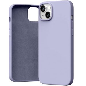 Θήκη Goospery Silicone για Apple iPhone 14 Lavender Grey.
