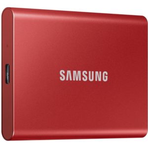 Samsung Portable SSD T7 USB 3.2 1TB Red (MU-PC1T0R/WW) (SAMMU-PC1T0R).( 3 άτοκες δόσεις.)
