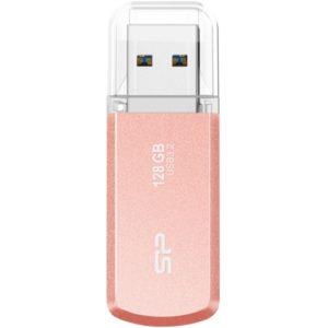 SILICON POWER USB Flash Drive Helios 202, 128GB, USB 3.2, ροζ χρυσό SP128GBUF3202V1P.