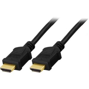 Deltaco Καλώδιο HDMI Αρσενικό σε HDMI Αρσενικό 0.5m Μαύρο HDMI-1005-K.