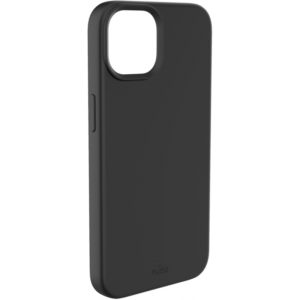 PURO Cover Silicon with microfiber inside για iPhone 14 Plus 6.7- Μαύρο