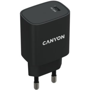 Canyon USB Type-C PD20W Wall Charger H-20 - CNE-CHA20B02. CNE-CHA20B02.
