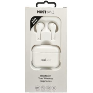 Bluetooth Earphone Musthavz True Wireless Ασπρο V.2. (MHTWS268WHT)