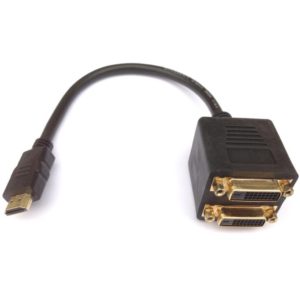 HDMI Splitter M to 2xDVI F Aculine AD-042 AD042