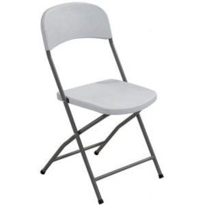 STREAMY Καρέκλα Πτυσσόμενη PP Άσπρο 45x48x83cm Ε501 (Σετ 6τεμ.).( 3 άτοκες δόσεις.)