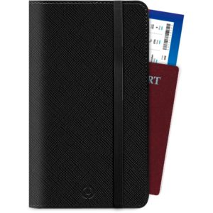 Celly Θήκη Wallet Venere για Smartphone Διαβατήριο και Κάρτες Μαύρο PASSPORTVBK.