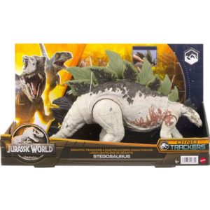Mattel Jurassic World: Gigantic Dino Trackers - Stegosaurus Large Dinosaur Figure (HLP24).( 3 άτοκες δόσεις.)