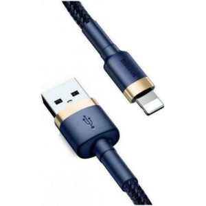 Baseus Cafule Braided USB to Lightning Cable Μπλε 2m (CALKLF-CV3) (BASCALKLF-CV3).
