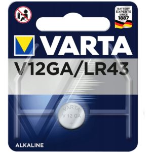 VARTA αλκαλική μπαταρία LR43, 1.5V, 1τμχ V12GA-LR43.