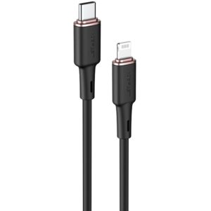 Καλώδιο σύνδεσης Acefast C2-01 USB-C σε Lightning 3A 30W Apple Certified MFI 1.2m Μαύρο.