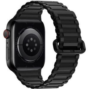 Watchband Hoco WA06 Flexible Military Pattern 38/40/41mm για Apple Watch 1/2/3/4/5/6/7/8/SE Μαύρο Silicon Band.