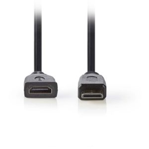 NEDIS CVGP34590BK02 High Speed HDMI Cable with Ethernet HDMI Mini Connector-HDMI NEDIS.