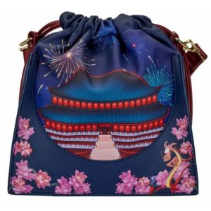 Loungefly Disney - Mulan Castle Cinch Sack Cross Body Bag (WDTB2485).( 3 άτοκες δόσεις.)