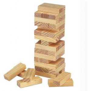 Επιτραπέζιο Jenga ξύλινο 45 τεμαχίων Υ16x5x5εκ..