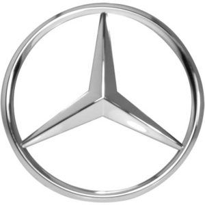 Auto GS Σήμα Μάσκας Mercedes Ασημί Στρόγγυλο Φ18.5 24679.