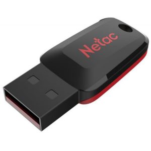 NETAC USB Flash Drive U197, 64GB, USB 2.0, μαύρο NT03U197N-064G-20BK.