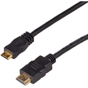 Καλώδιο σύνδεσης Akyga HDMI / mini HDMI AK-HD-10M ver.1.4 Μήκους 1.0m.