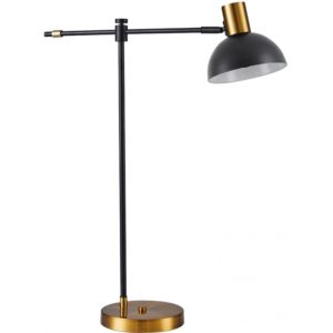 Home Lighting SE21-GM-36-MS3 ADEPT TABLE LAMP Gold Matt and Black Metal Table Lamp Black Metal Shade+ 77-8343( 3 άτοκες δόσεις.)