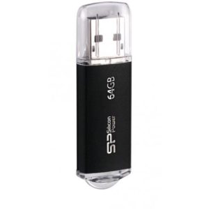 SILICON POWER USB Flash Drive Ultima II-I, 64GB, USB 2.0, μαύρο SP064GBUF2M01V1K.