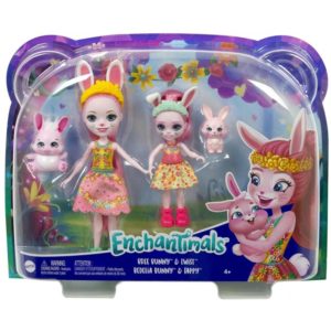 Mattel Enchantimals - Bree Bunny Twist Sisters (HCF84).
