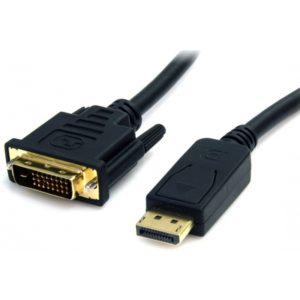 POWERTECH καλώδιο DisplayPort σε DVI CAB-DVI006, 2560x1600DPI, 1m, μαύρο CAB-DVI006.