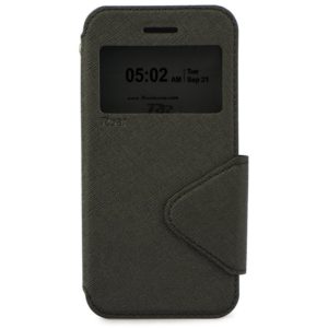 Roar Fancy Diary wallet Book case for Apple iphone 7/8 - Black.