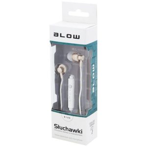 Ακουστικά με Μικρόφωνο BLOW B-100 Λευκά DM-811