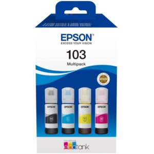 Ink Epson T00S64A Black C+M+Y multipack 4x65ml. C13T00S64A.( 3 άτοκες δόσεις.)