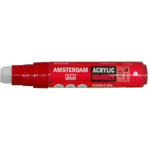 Talens amsterdam marker 315 pyrrole red large.