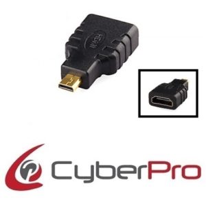 CYBERPRO CP-MCH10 Αντάπτορας micro HDMI male - HDMI v1.4 female