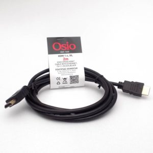 Osio OSK-1440 Καλώδιο HDMI High Speed με ethernet αρσενικό σε αρσενικό 2 m.