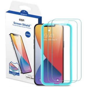 ESR Screen Shield Tempered Glass Clear - Apple iPhone 12 / 12 Pro (2-Pack).
