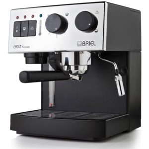 BRIEL μηχανή espresso ES62A, 19 bar, μαύρη BRL-ES62A-BK.( 3 άτοκες δόσεις.)
