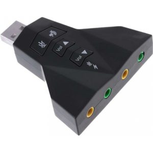 POWERTECH USB κάρτα ήχου 7.1CH, με έξοδο μικρόφωνου και ακουστικού CAB-U037.