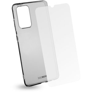 EGOBOO Tempered Glass + Case TPU Transparent (Samsung A32 4G)