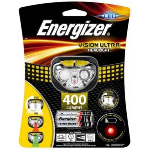 Φακός Κεφαλής Energizer Vision Ultra 450 Lumens με 3 Μπαταρίες ΑΑΑ Μαύρο-Κίτρινο.