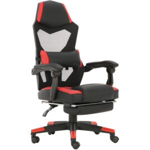 ArteLibre Καρέκλα Γραφείου Gaming ΙΟΥΛΙΑ Κόκκινο PVC 63x67x113-121cm.( 3 άτοκες δόσεις.)