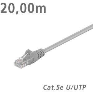 68362 ΚΑΛΩΔΙΟ Patch Cat.5e U/UTP Grey 20.0m.