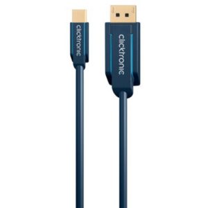 CLICKTRONIC καλώδιο DisplayPort σε DisplayPort Mini 70737, 1m, μπλε 70737.