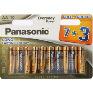 Panasonic μπαταρίες αλκαλικές AA EVERYDAY POWER 10τμχ PAN-LR6EPS-10