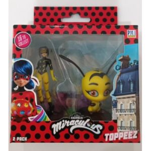 P.M.I. Miraculous Pencil Toppers - 2 Pack (S1) (Random) (MLB2015).