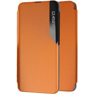 Θήκη Book Ancus Smart Flip για Samsung SM-A217F Galaxy A21s TPU Πορτοκαλί.