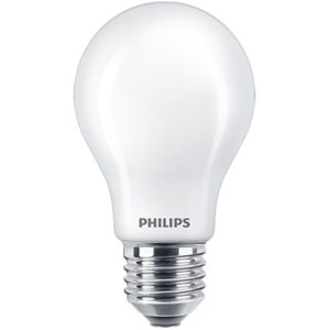 Philips E27 LED Bright White Mat pear bulb 8.5W (75W) (LPH02315) (PHILPH02315).
