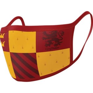 Pyramid Wizarding World Harry Potter (Gryffindor) Mask - 2Pack Face Covers (GP85567).