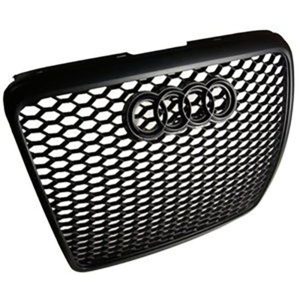 Μάσκα χωρίς σήμα για Audi A6 C6 (2008-2011) - RS Look μαύρη GRAU13( 3 άτοκες δόσεις.)