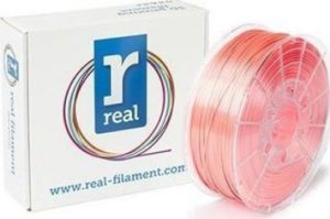 REAL PLA 3D Printer Filament - Satin Salmon - spool of 0.75Kg – 2.85mm (REFPLASATINSALMON750MM285).