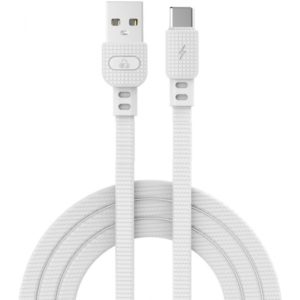POWERTECH καλώδιο USB σε USB-C armor PTR-0102, 15W 3A, 1m, λευκό PTR-0102.