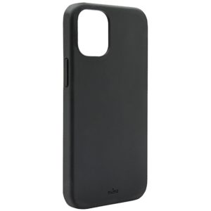 PURO Cover Silicon with microfiber inside για iPhone 13 6.1- Μαύρο